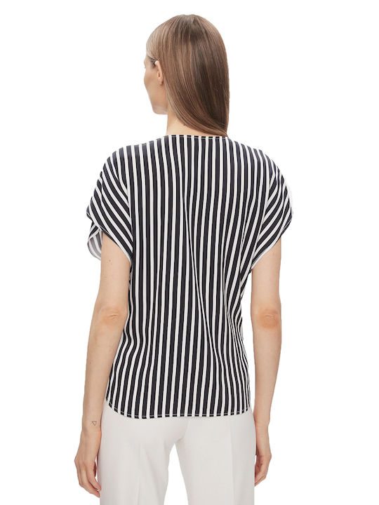 TOMMY HILFIGER Fluid stripe vn ss blouse
